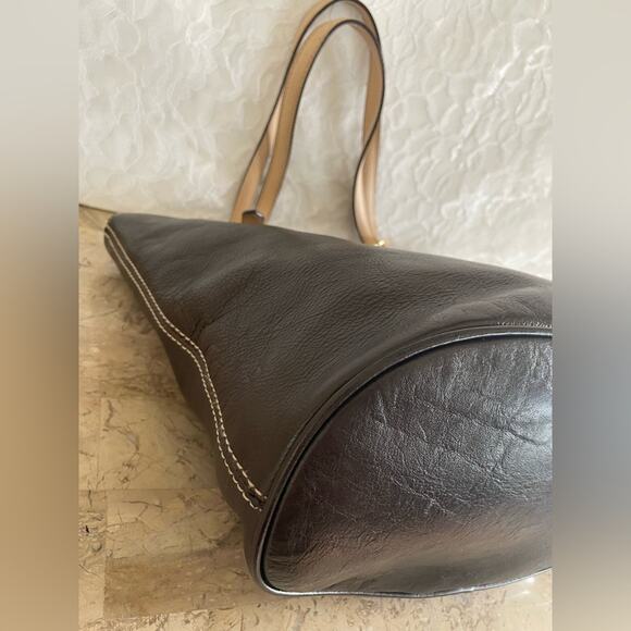 Michael Kors Dark brown/espresso leather tote shoulder bag - Picture 8 of 9